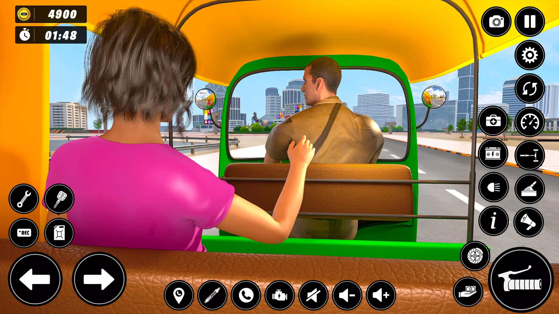 Auto Tuk Tuk Rickshaw Game স্ক্রিনশট 3