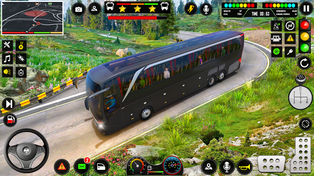 US Bus Simulator 3d Games 2024 스크린샷 0