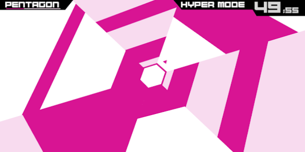 Super Hexagon Captura de tela 1