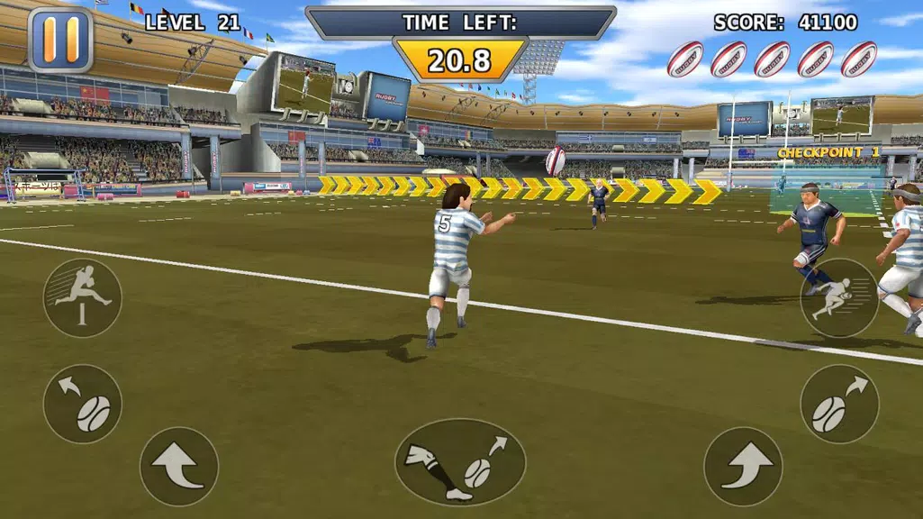 Rugby: Hard Runner Capture d'écran 2