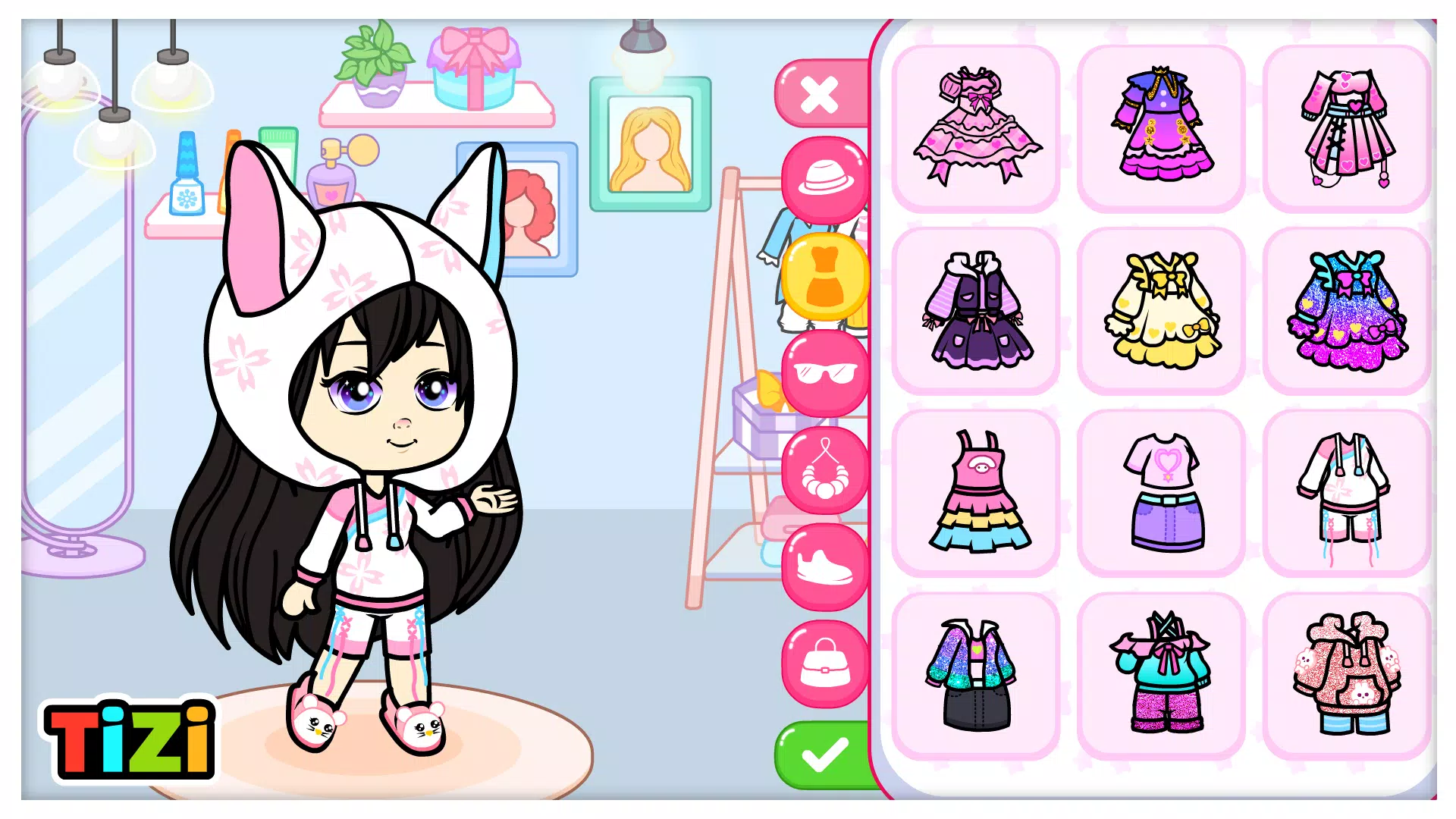 Tizi Dolls: Cute Kawaii World Captura de tela 1