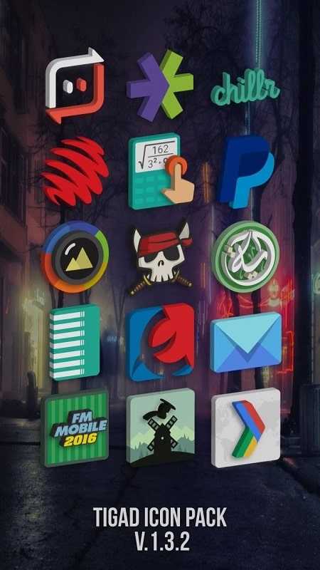 Tigad Pro Icon Pack Zrzut ekranu 2