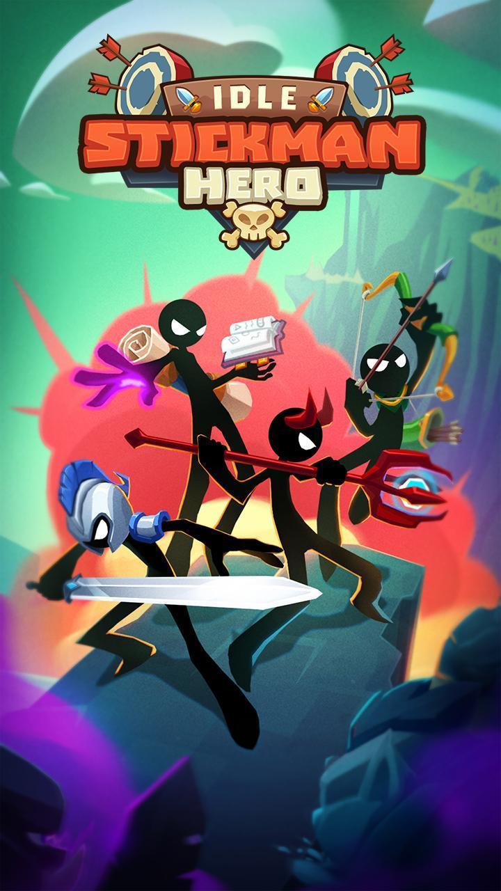 Idle Stickman Heroes: Monster Schermafbeelding 3