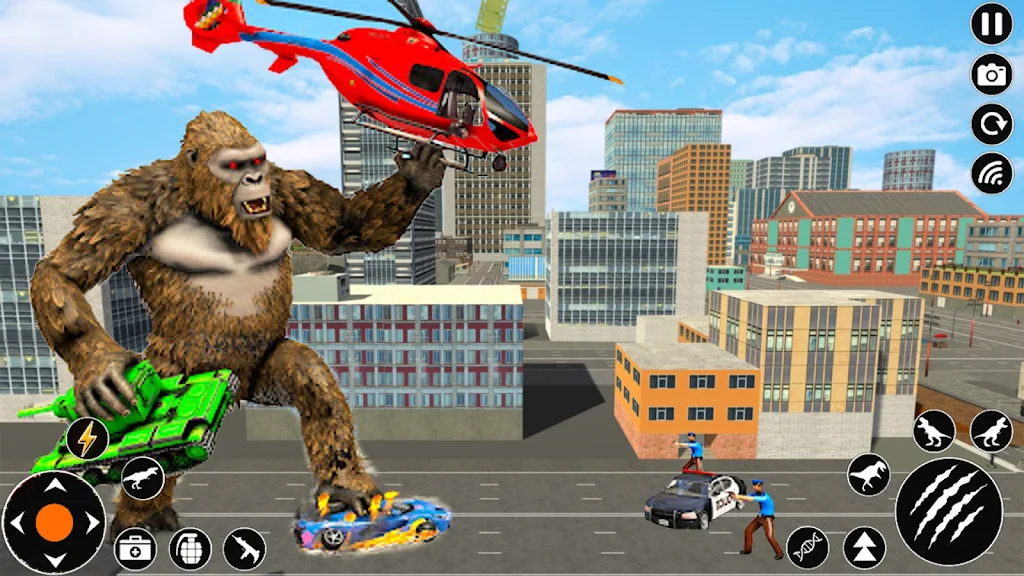 Gorilla vs King Kong 3D Games Captura de tela 2