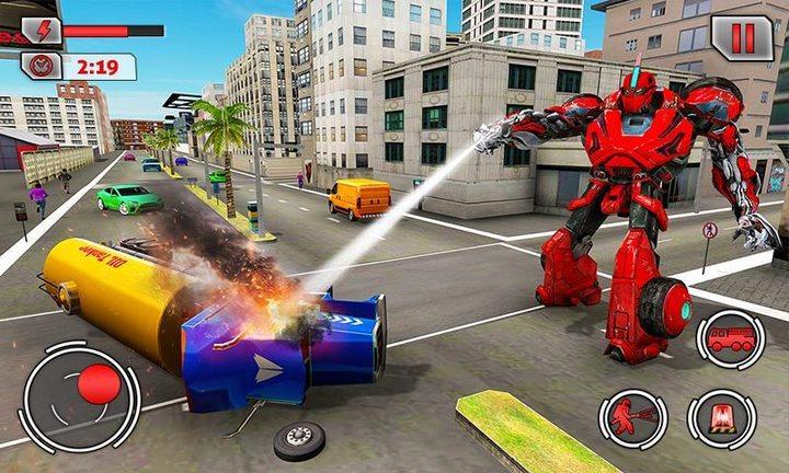 Fire Truck Games: Robot Games Ekran Görüntüsü 2