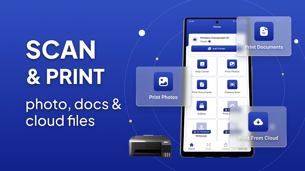 Mobile Printer: Print & Scan Ekran Görüntüsü 1