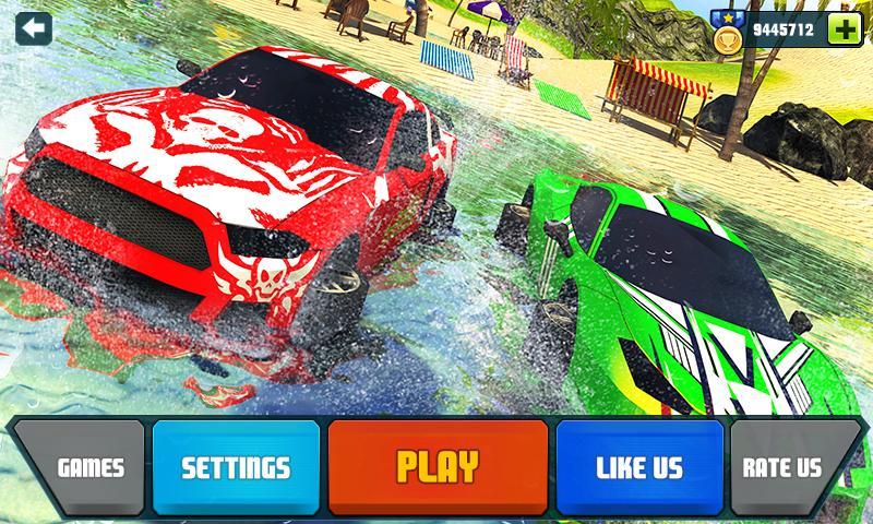 Floating Water Surfer Car Driv Screenshot 0