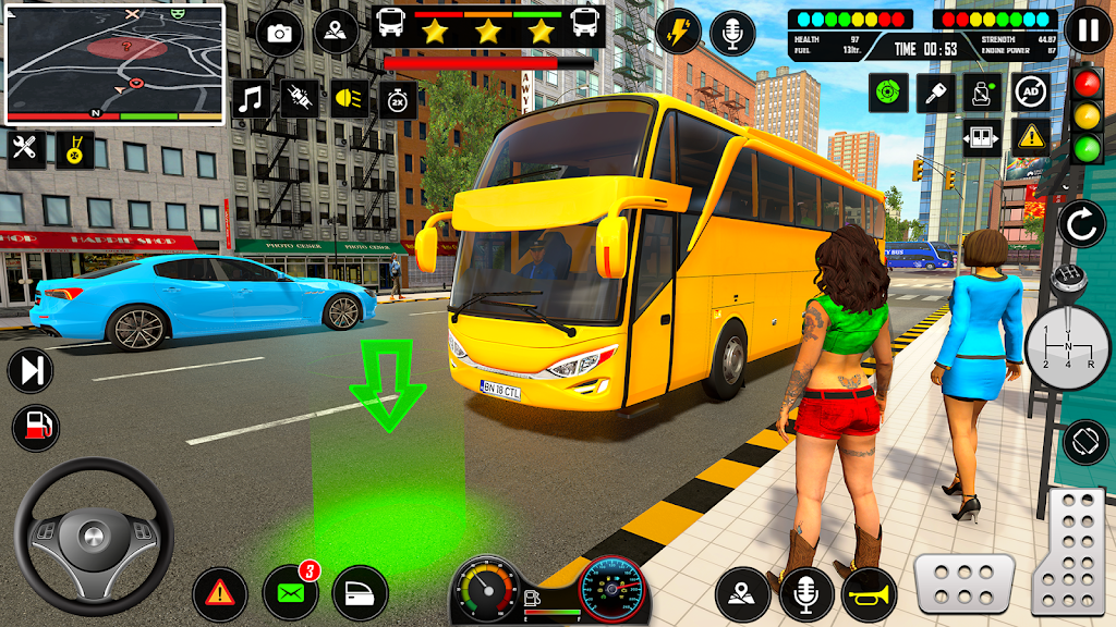 US Bus Simulator 3d Games 2024 스크린샷 3