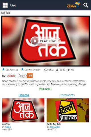 ZengaTV Mobile TV Live TV স্ক্রিনশট 2