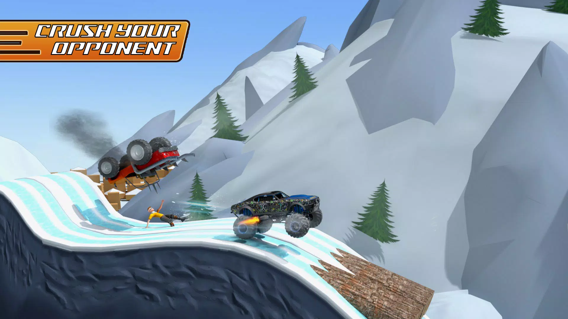 Uphill Racing - Hill Jump Game Tangkapan skrin 1