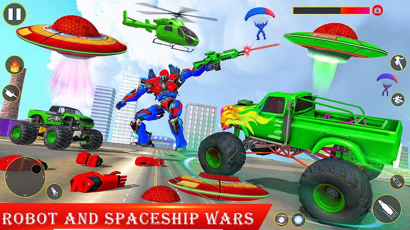 Spaceship Robot Transform Game Zrzut ekranu 0