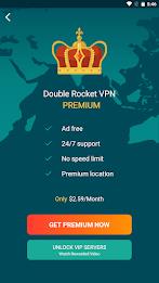 Double Rocket vpn - turbo vpn Ekran Görüntüsü 2