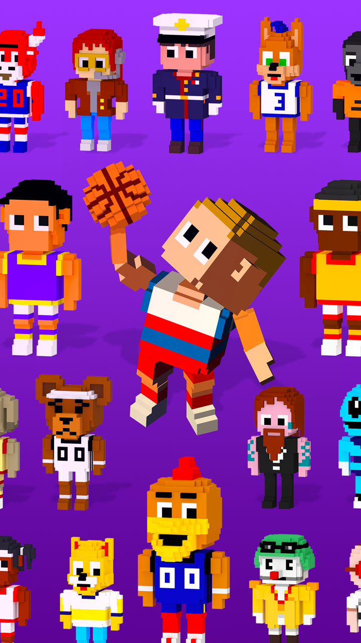 Blocky Basketball FreeStyle Tangkapan skrin 3