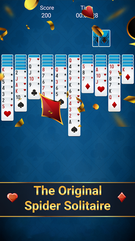 Free spider solitaire - classic solitaire ဖန်သားပြင်ဓာတ်ပုံ 1