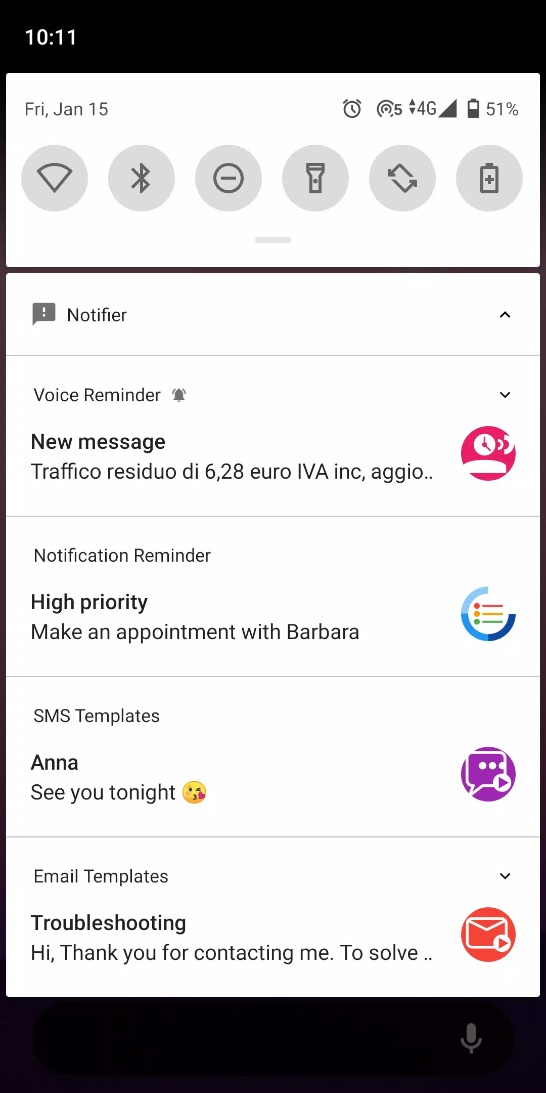 Fake Notifications Capture d'écran 2