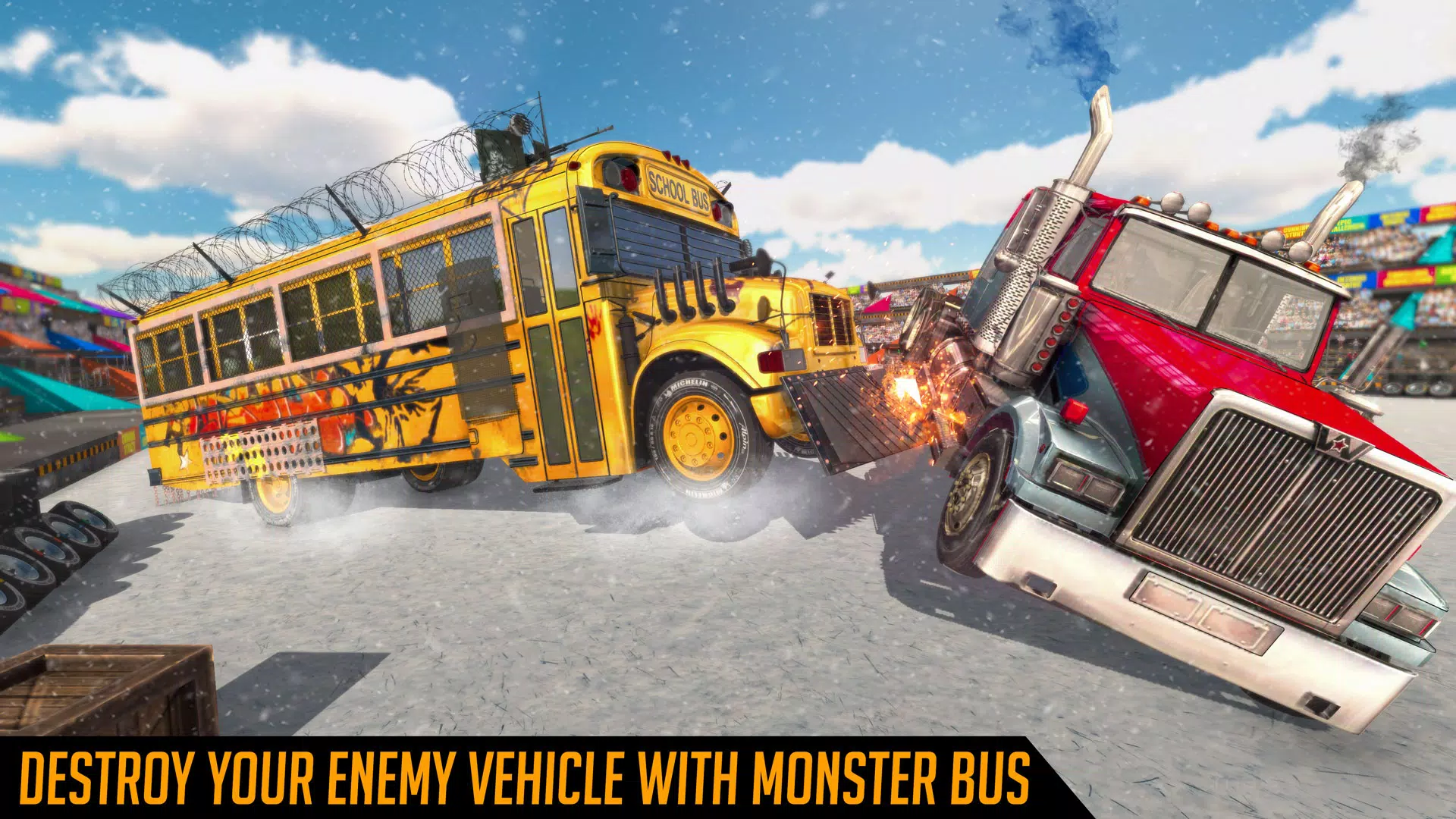 Monster Bus Derby Destruction Capture d'écran 3