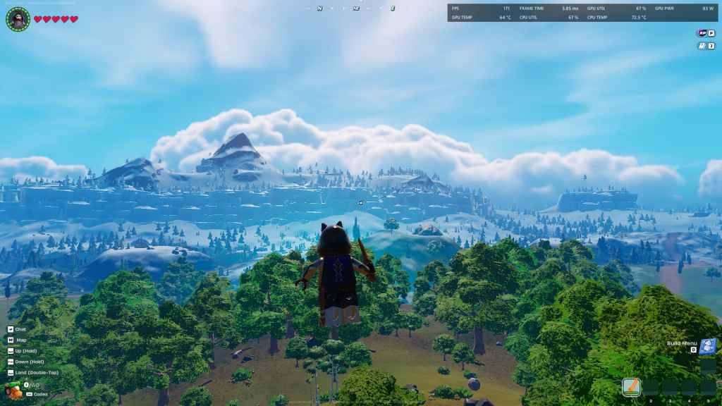 Biomes đã mở khóa hạt giống Lego Fortnite