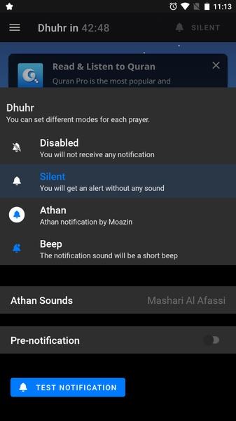 Athan Pro: Muslim Prayer Times スクリーンショット 1