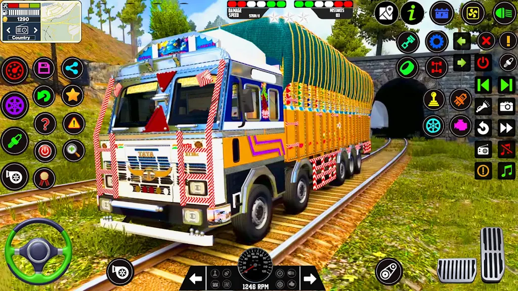 Offroad Cargo Truck Simulator Tangkapan skrin 2