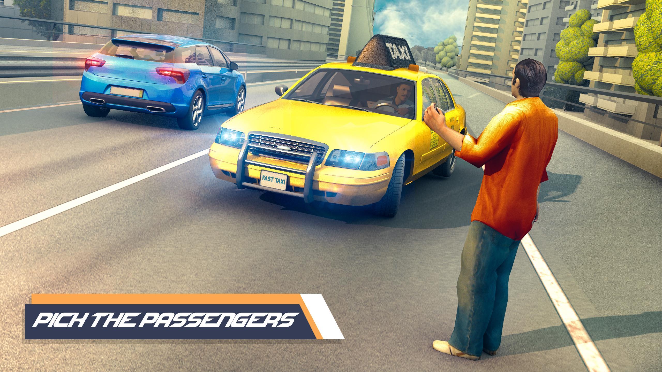 US City Taxi Games - Car Games 스크린샷 0