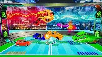 Rocket Car Soccer Ball Games Tangkapan skrin 0