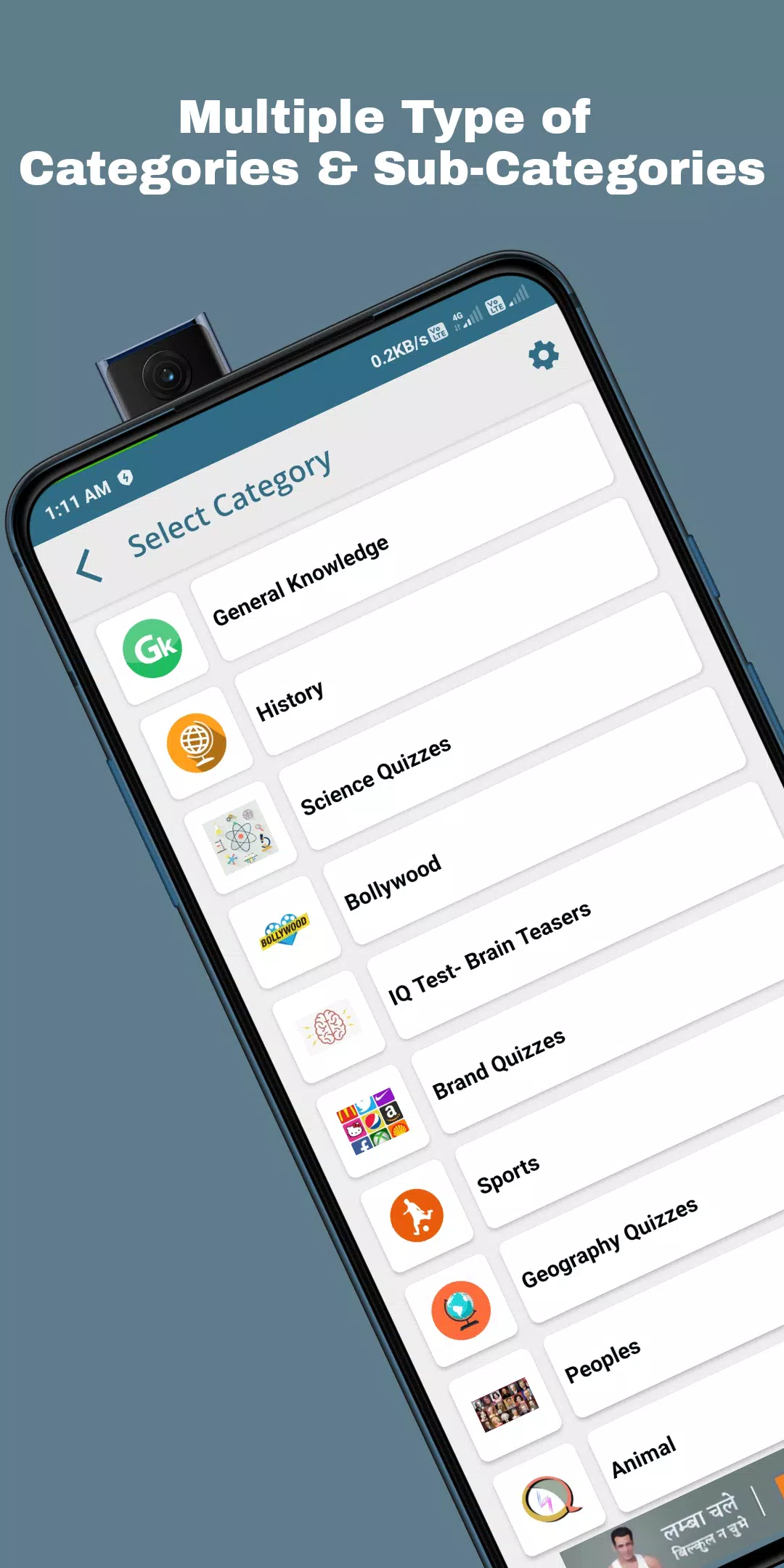 QuizOn- All GK Trivia Quiz App Скриншот 2