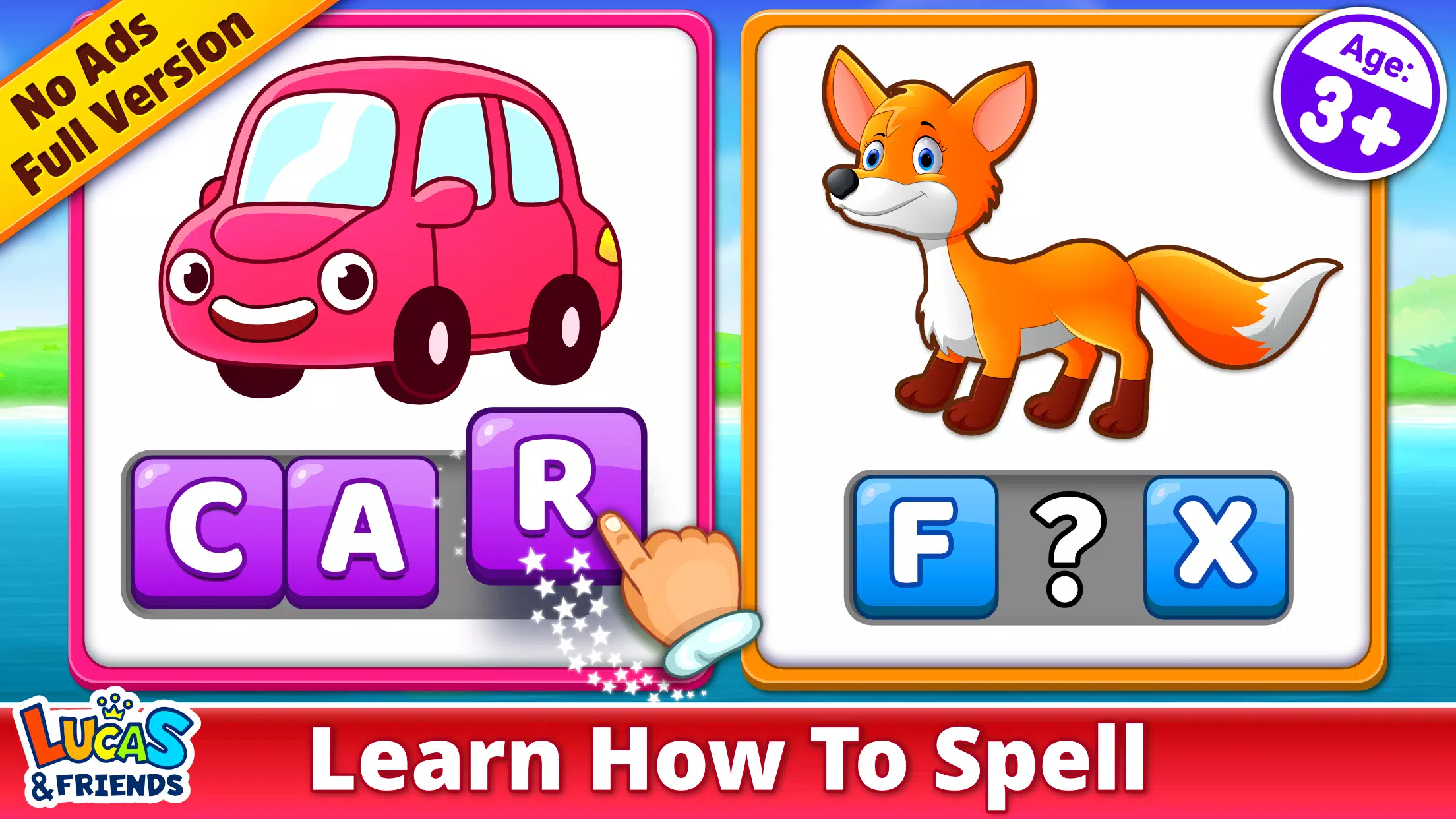 Spelling & Phonics: Kids Games Schermafbeelding 0