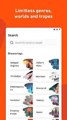 Schermata Wattpad - Read & Write Stories 1