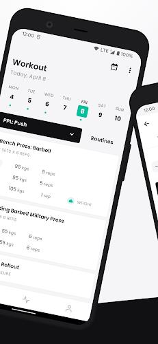 FitHero - Gym Workout Tracker Captura de tela 1