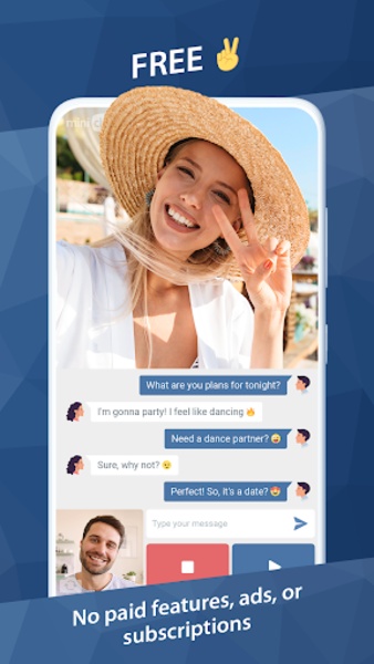 Minichat – Die Videochat-App Screenshot 1