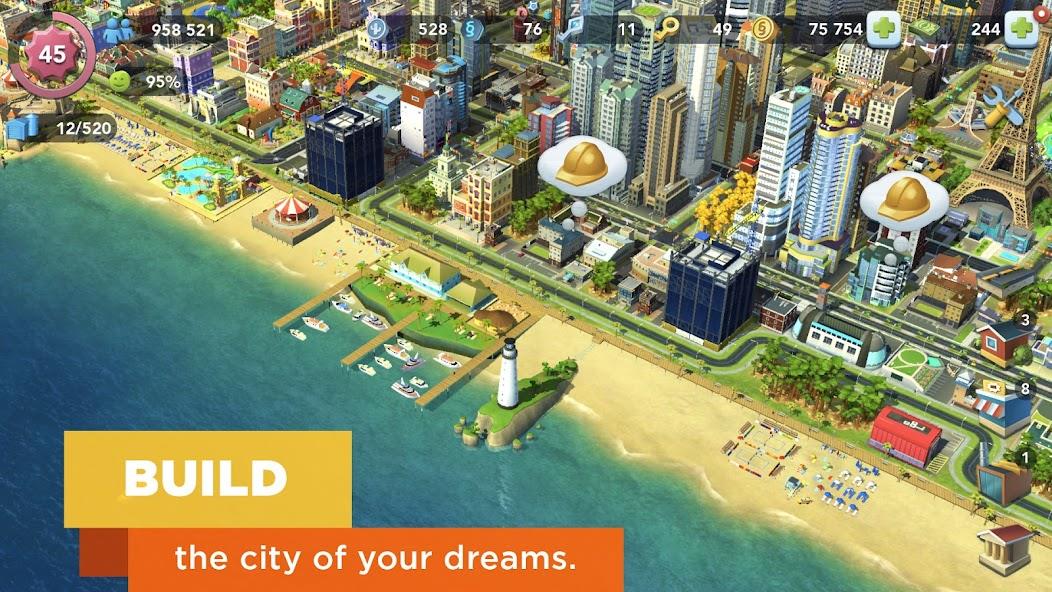 SimCity BuildIt Mod ဖန်သားပြင်ဓာတ်ပုံ 2