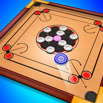 2D Carrom Singleplayer Schermafbeelding 0