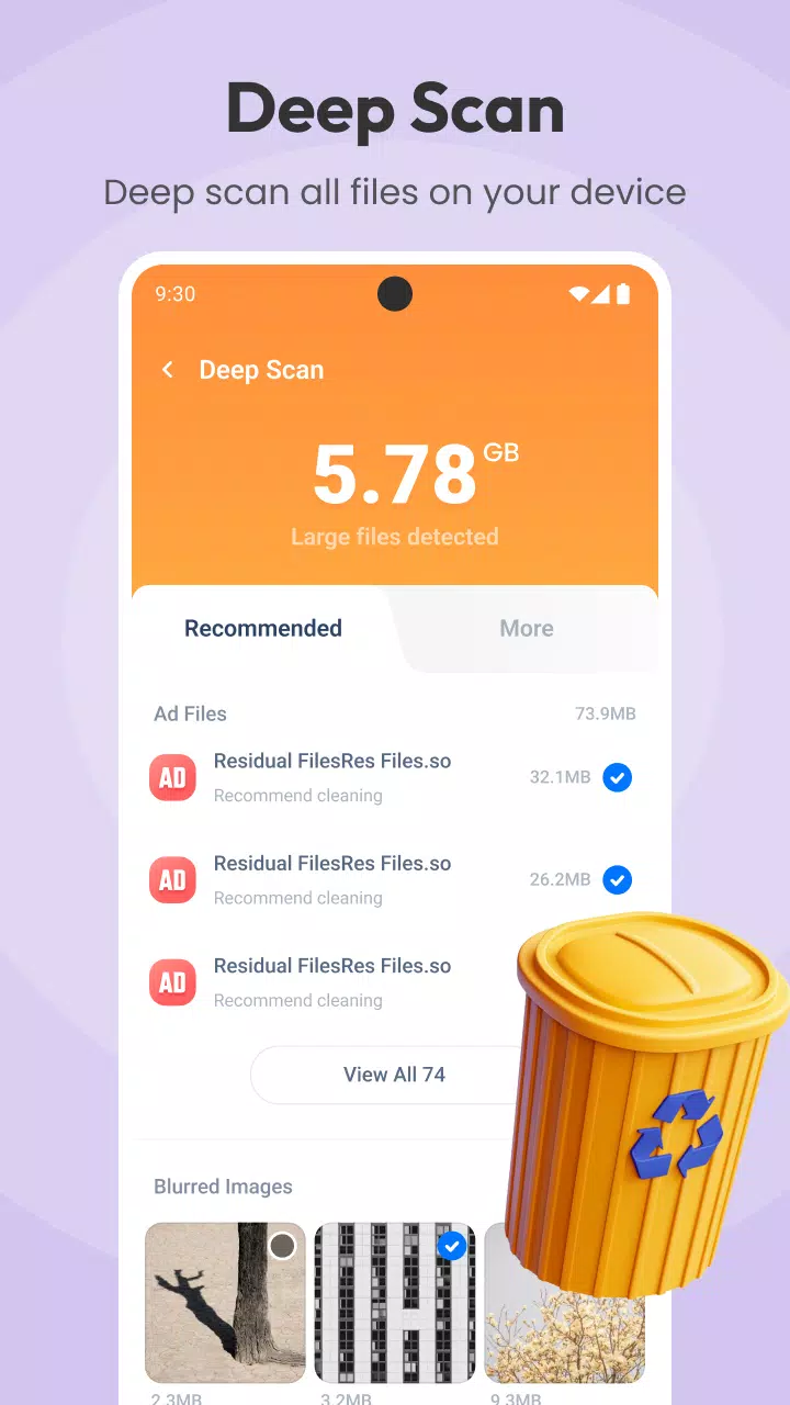 TEC Cleanup - Storage Cleaner Скриншот 3