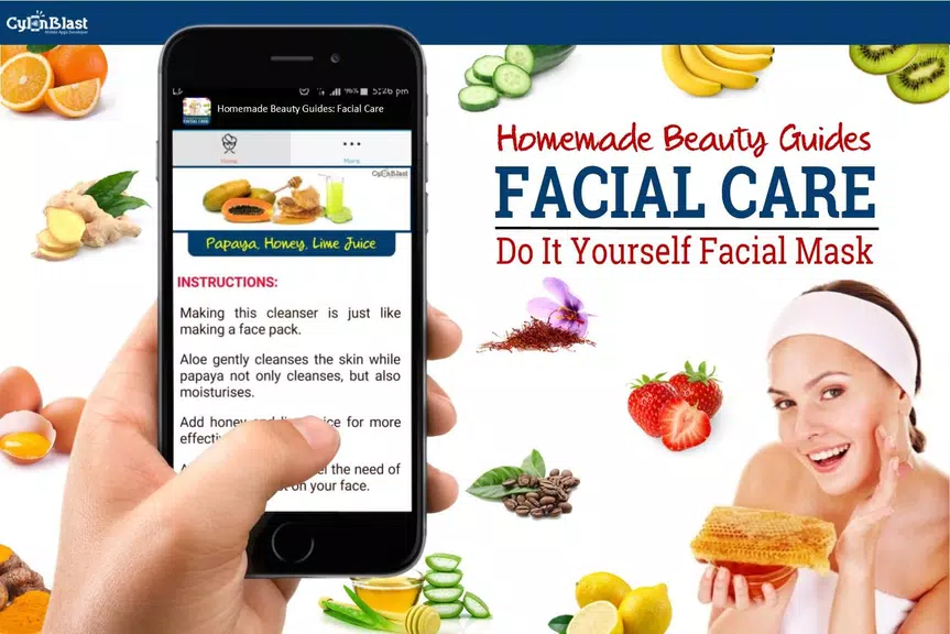 Homemade Beauty: Facial Care Zrzut ekranu 2