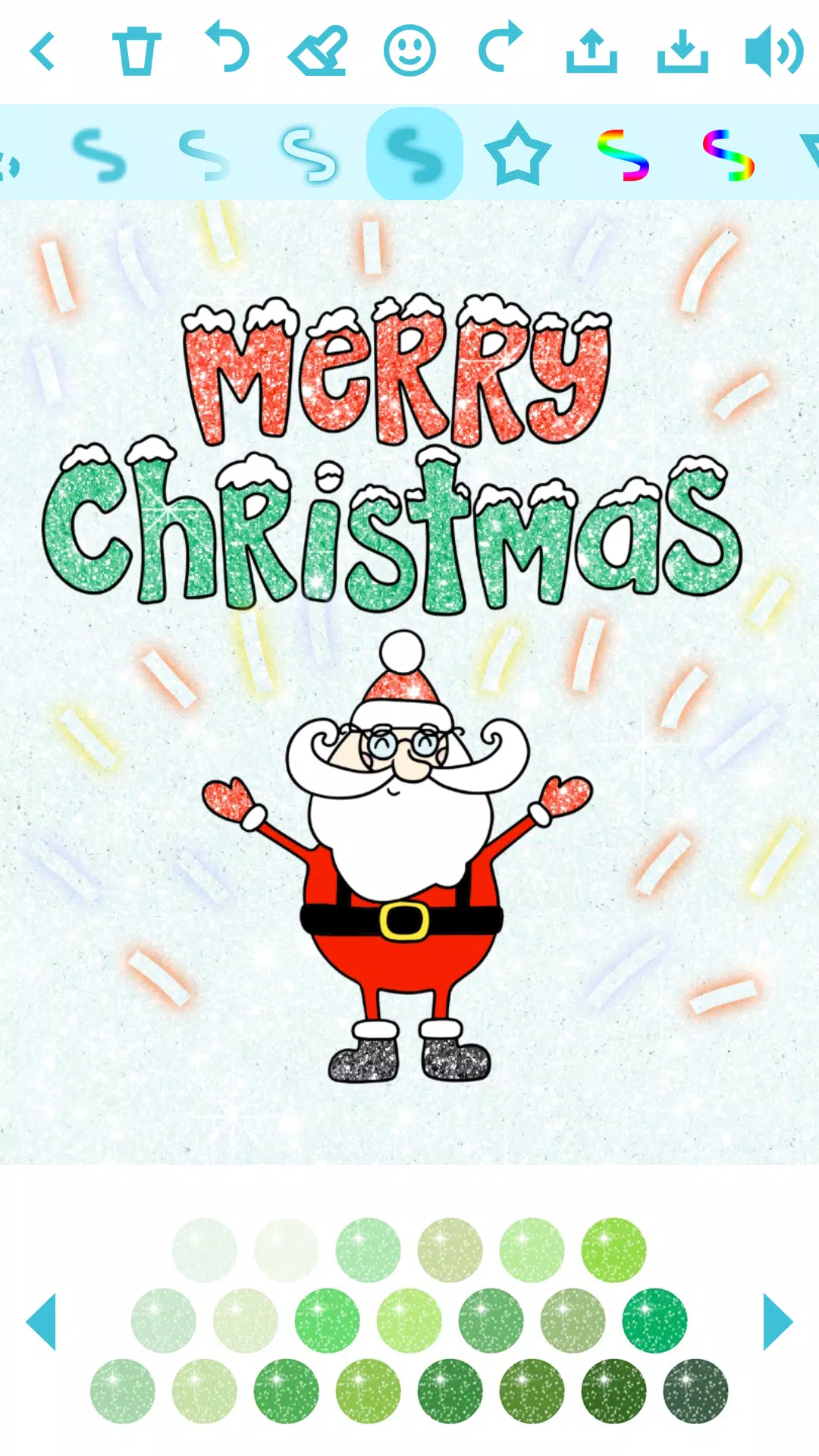 Schermata Christmas kids coloring 3