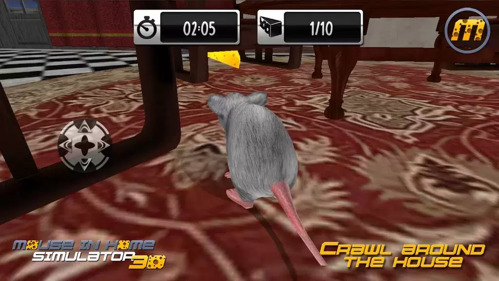 Mouse in Home Simulator 3D Capture d'écran 0