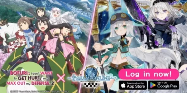 Toram Online e Bofuri Anime anunciam uma nova colaboração emocionante