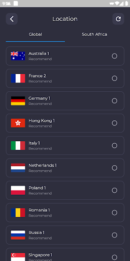 South Africa VPN: Easy VPN App Capture d'écran 2