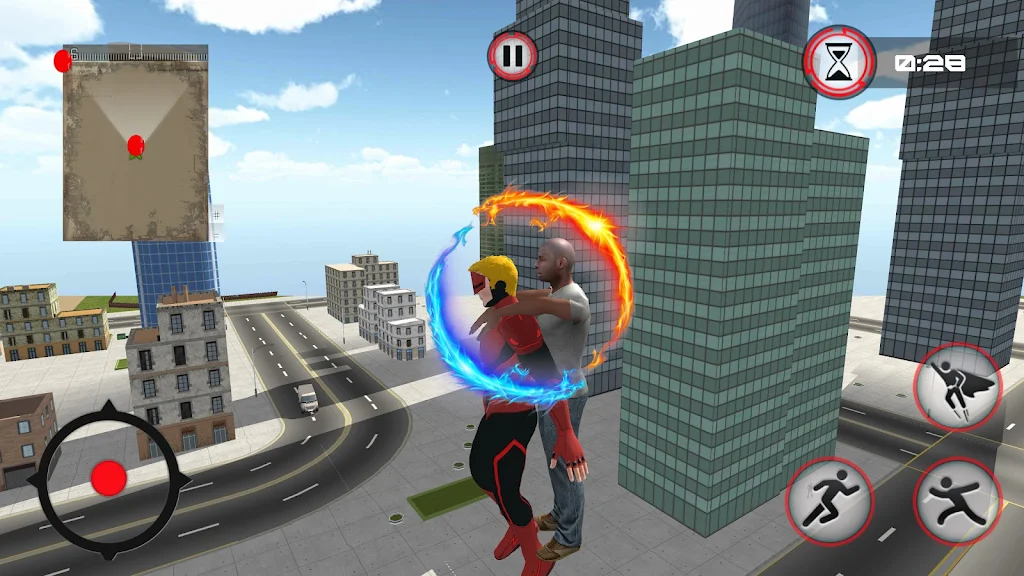 Superhero: Monster City Battle Tangkapan skrin 0