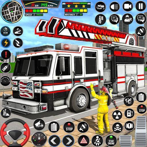 Firefighter: FireTruck Games Zrzut ekranu 0