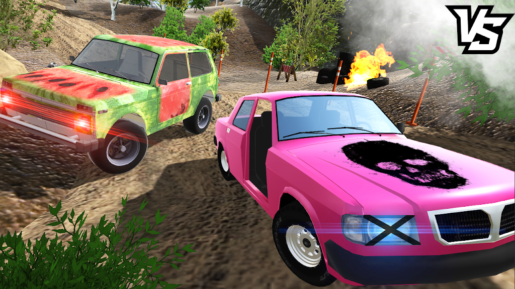 Russian Cars: Crash Simulator Schermafbeelding 3