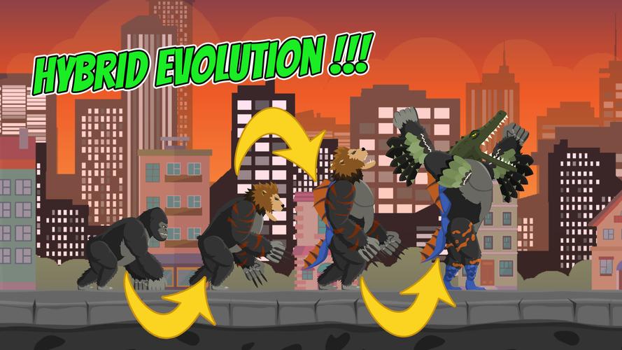 Hybrid Gorilla: Urban Rampage Schermafbeelding 2