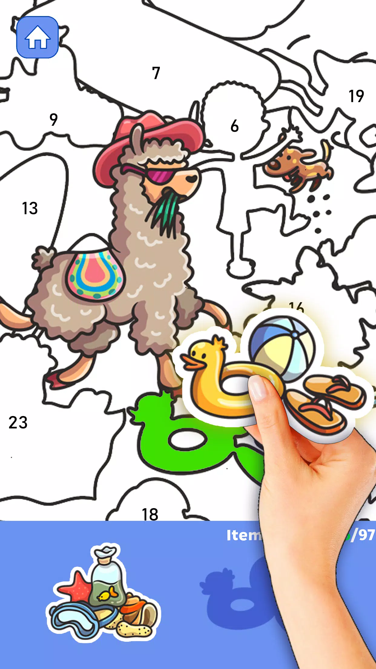 Sticker Book - Art of Puzzle Captura de pantalla 2