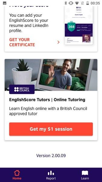 EnglishScore Ảnh chụp màn hình 0