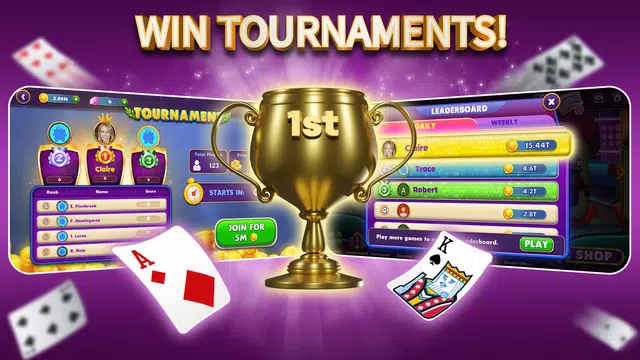 Schermata Gin Rummy Elite: Online Game 3