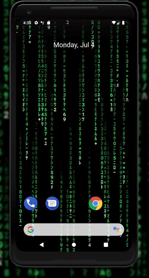 Matrix Live Wallpaper Schermafbeelding 0