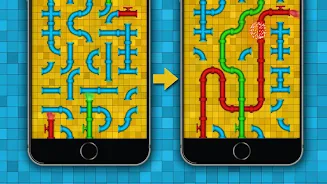 Pipe - logic puzzles Tangkapan skrin 2