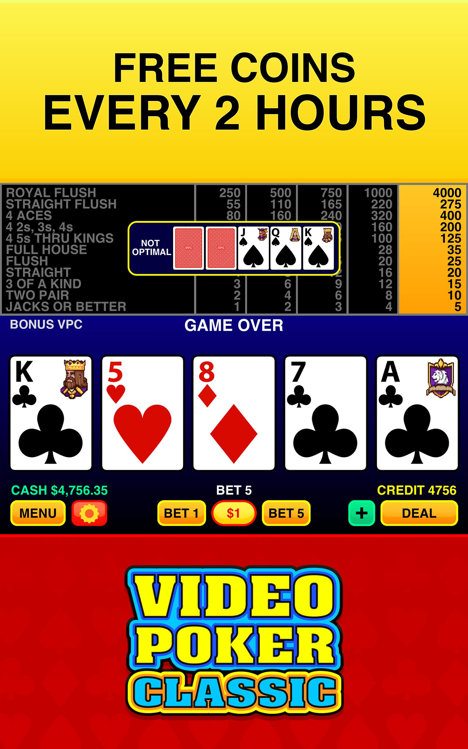 Video Poker Classic ®應用截圖第3張