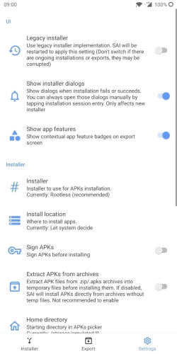 Split APKs Installer (SAI) スクリーンショット 1