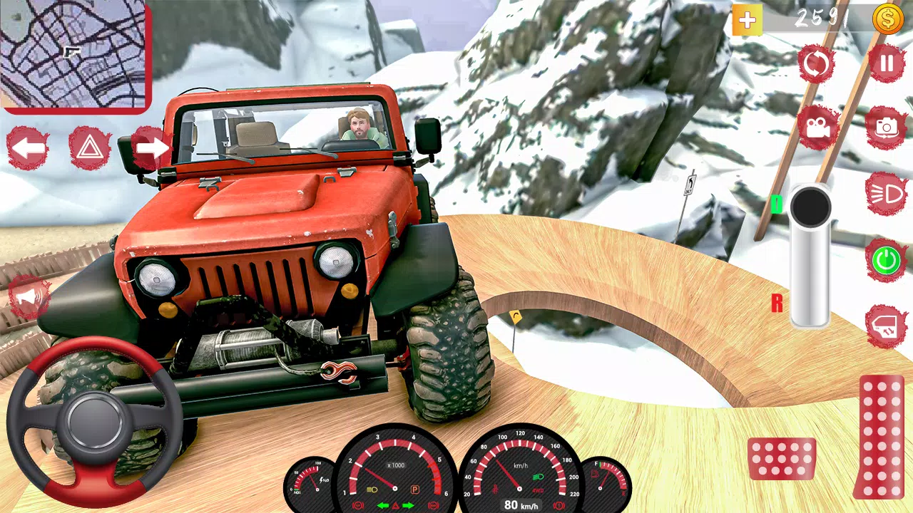 Mud Jeep Mud Driving Simulator Captura de tela 1
